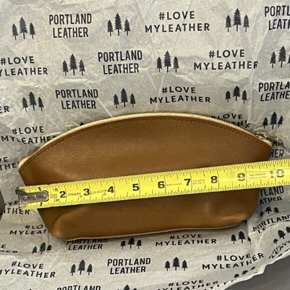 Portland Leather, Crossbody Tote, Dark Brown, w/Eclipse Bag & Keychain - Picture 14 of 15